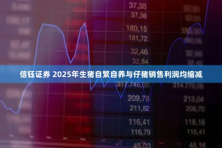信钰证券 2025年生猪自繁自养与仔猪销售利润均缩减