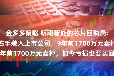 金多多策略 明阳智能的芯片回购局：父女资产左手倒右手装入上市公司，9年前1700万元卖掉，如今亏损也要买回