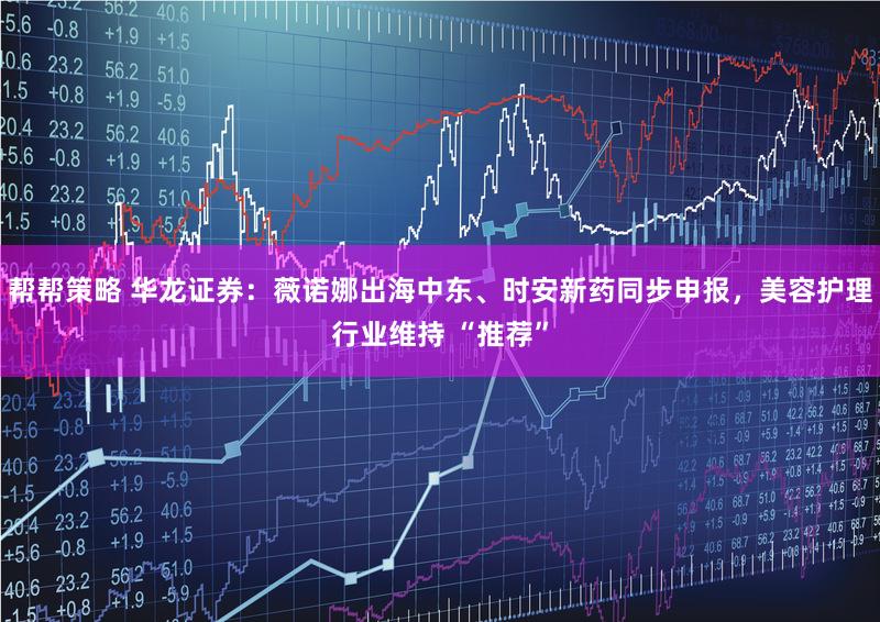帮帮策略 华龙证券：薇诺娜出海中东、时安新药同步申报，美容护理行业维持 “推荐”