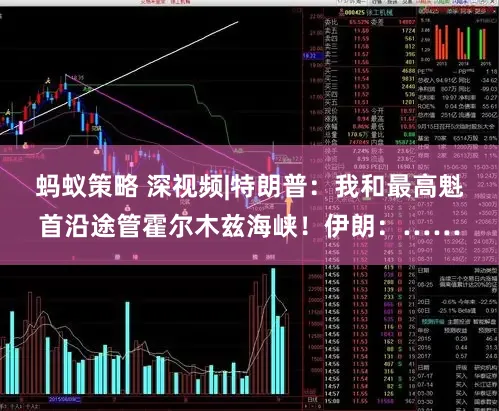 蚂蚁策略 深视频|特朗普：我和最高魁首沿途管霍尔木兹海峡！伊朗：……